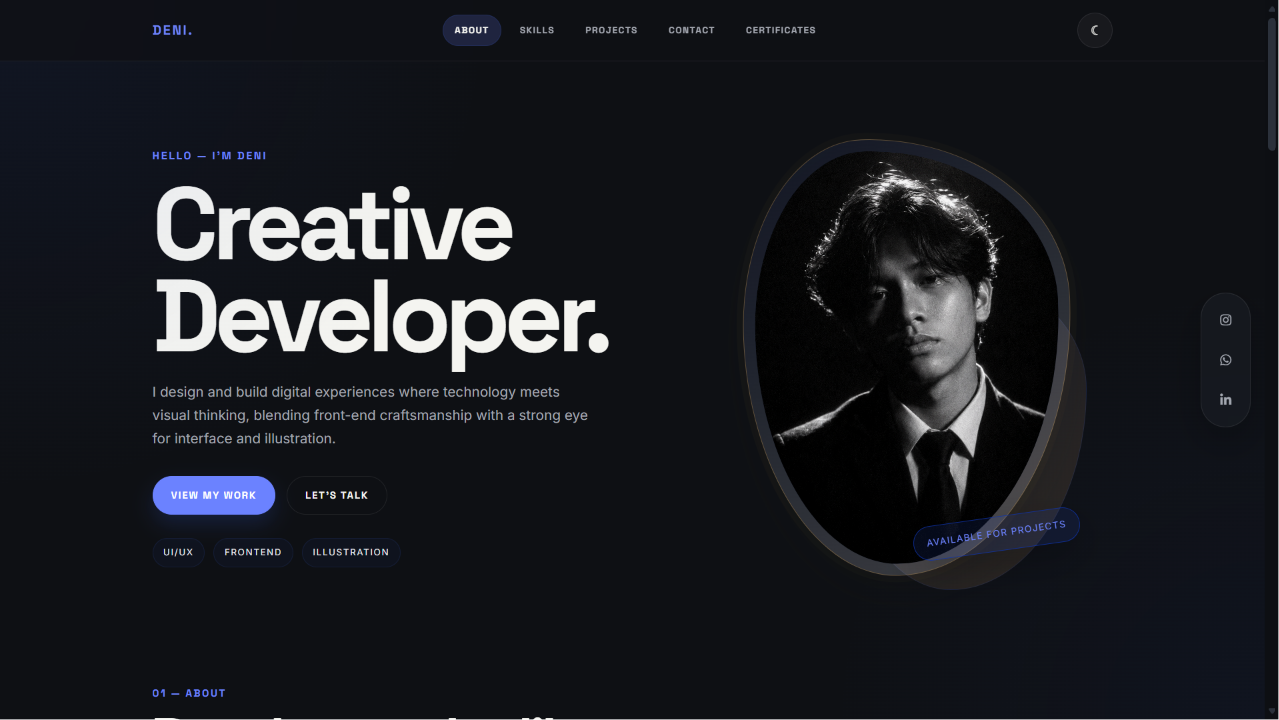 Portfolio project preview